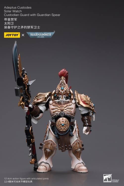 Warhammer 40K Adeptus Custodes Solar Watch Custodian Guard with Guardian Spear 1/18 Scale Action Figure Gallery Image 3