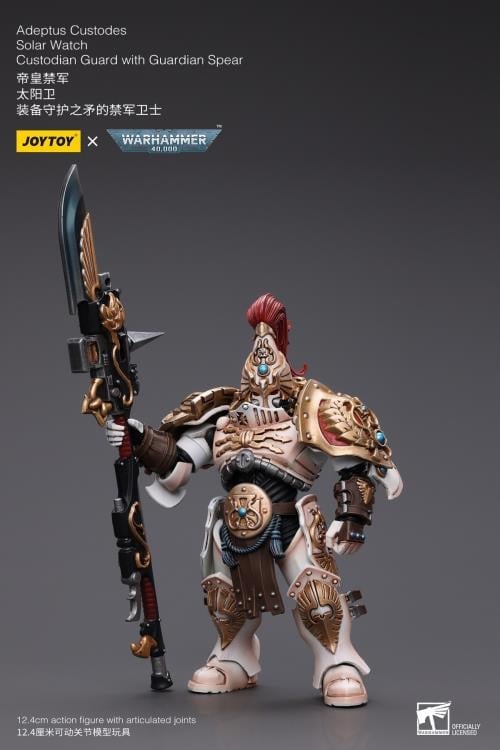 Warhammer 40K Adeptus Custodes Solar Watch Custodian Guard with Guardian Spear 1/18 Scale Action Figure Gallery Image 4