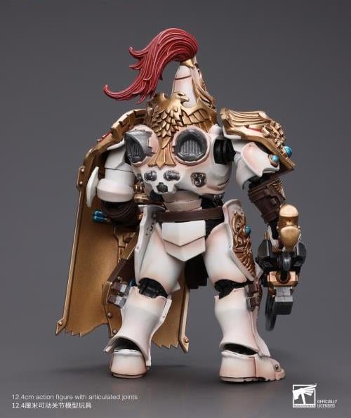 Warhammer 40K Adeptus Custodes Solar Watch Custodian Guard with Sentinel Blade and Praesidium Shield 1/18 Scale Action Figure Gallery Image 4