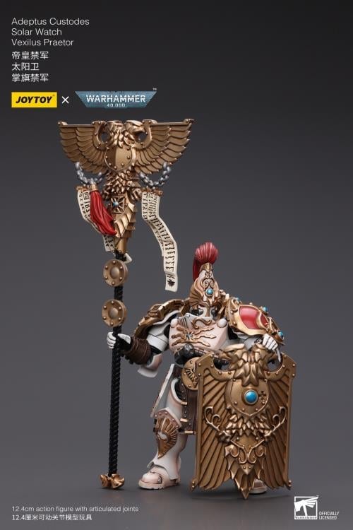 Warhammer 40K Adeptus Custodes Solar Watch Vexilus Praetor 1/18 Scale Action Figure Gallery Image 9