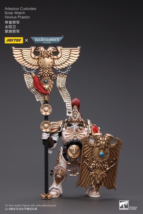 Warhammer 40K Adeptus Custodes Solar Watch Vexilus Praetor 1/18 Scale Action Figure Gallery Image 5