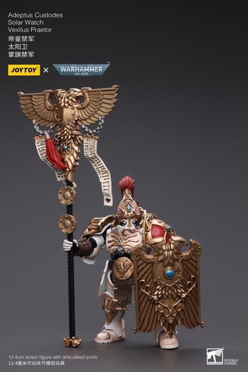 Warhammer 40K Adeptus Custodes Solar Watch Vexilus Praetor 1/18 Scale Action Figure Gallery Image 7