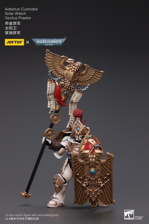 Warhammer 40K Adeptus Custodes Solar Watch Vexilus Praetor 1/18 Scale Action Figure Gallery Image 3