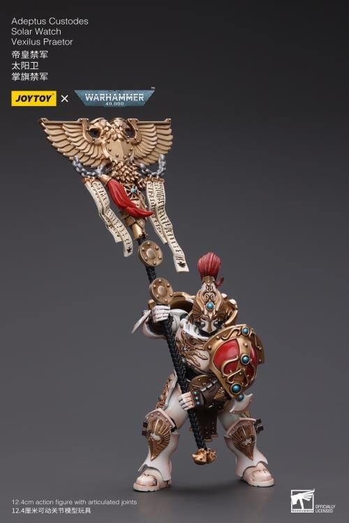 Warhammer 40K Adeptus Custodes Solar Watch Vexilus Praetor 1/18 Scale Action Figure Gallery Image 4