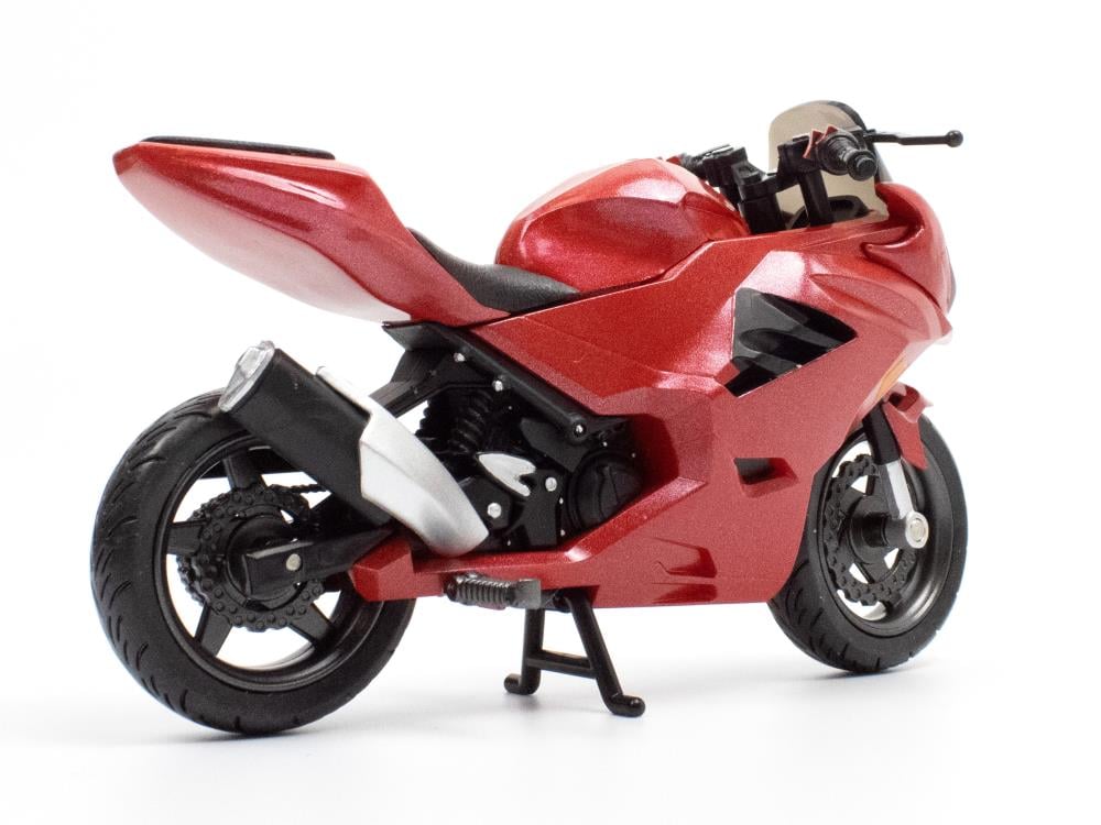 Teenage Mutant Ninja Turtles BST AXN Raphael (IDW) and Sport Bike (Metallic Candy Coat) Set Gallery Image 19