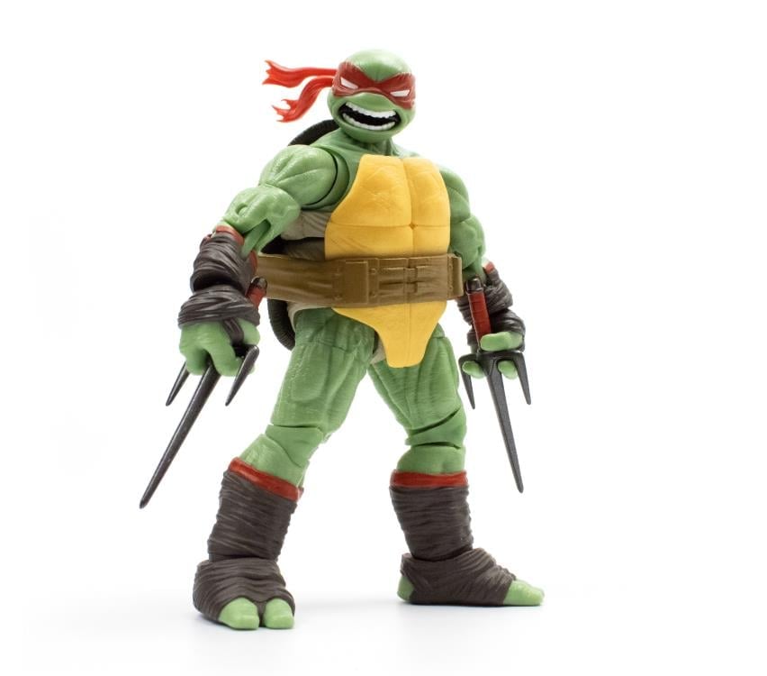 Teenage Mutant Ninja Turtles BST AXN Raphael (IDW) and Sport Bike (Metallic Candy Coat) Set Gallery Image 10