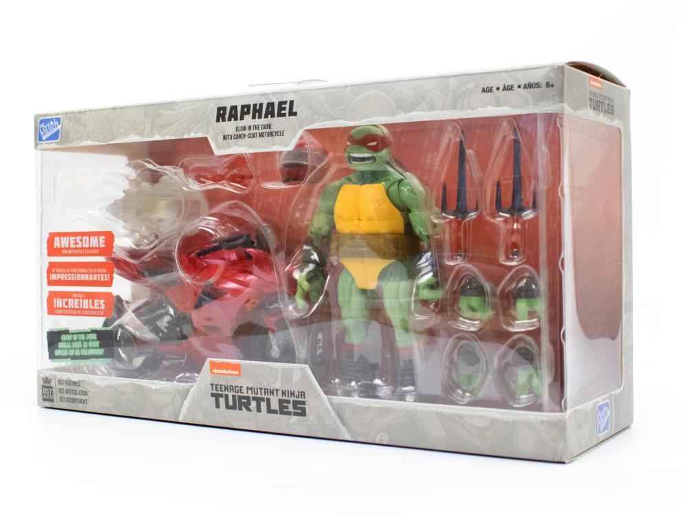 Teenage Mutant Ninja Turtles BST AXN Raphael (IDW) and Sport Bike (Metallic Candy Coat) Set Gallery Image 26