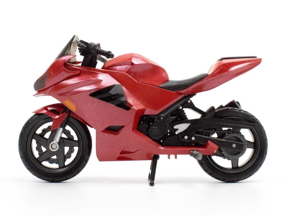 Teenage Mutant Ninja Turtles BST AXN Raphael (IDW) and Sport Bike (Metallic Candy Coat) Set Gallery Image 18