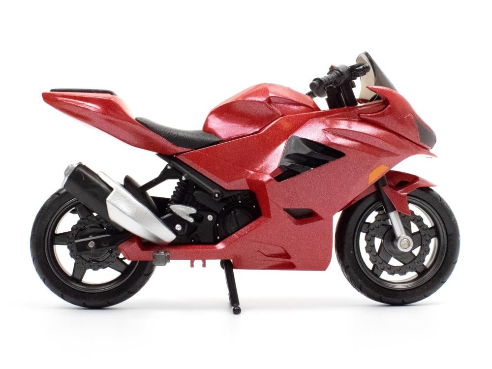 Teenage Mutant Ninja Turtles BST AXN Raphael (IDW) and Sport Bike (Metallic Candy Coat) Set Gallery Image 20