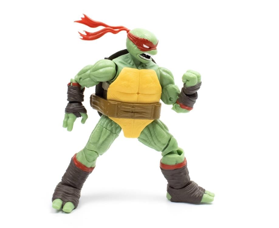 Teenage Mutant Ninja Turtles BST AXN Raphael (IDW) and Sport Bike (Metallic Candy Coat) Set Gallery Image 11
