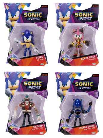 Sonic Prime 5" Wave 3 Set of 4 Figures Gallery Image 2
