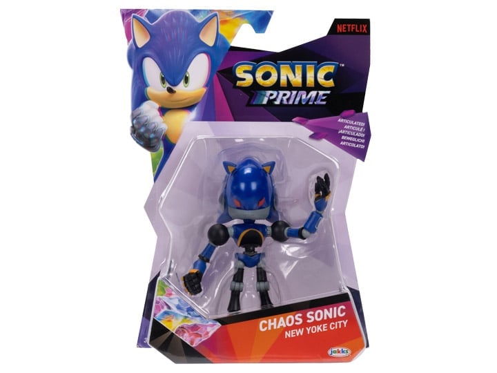 Sonic Prime 5" Chaos Sonic (New Yoke City) Figure Gallery Image 1