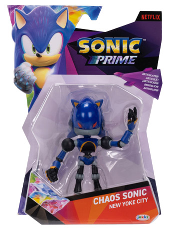 Sonic Prime 5" Chaos Sonic (New Yoke City) Figure Gallery Image 2
