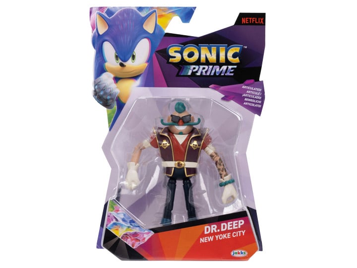 Sonic Prime 5" Dr. Deep (New Yoke City) Figure Gallery Image 1