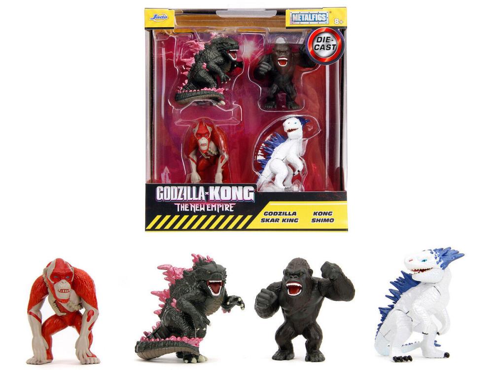 Godzilla x Kong: The New Empire MetalFigs 2.5" Mini Figure Four-Pack Gallery Image 3