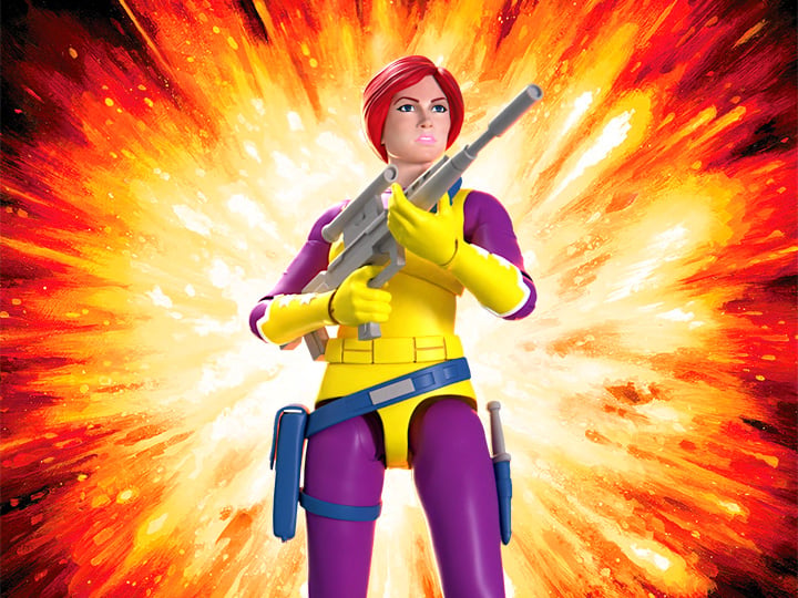 G.I. Joe ULTIMATES! Scarlett (DIC Purple) Action Figure Gallery Image 1