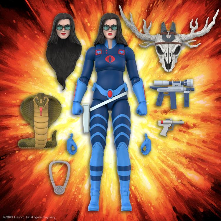 G.I. Joe ULTIMATES! Baroness (DIC Dark Blue) Action Figure Gallery Image 4