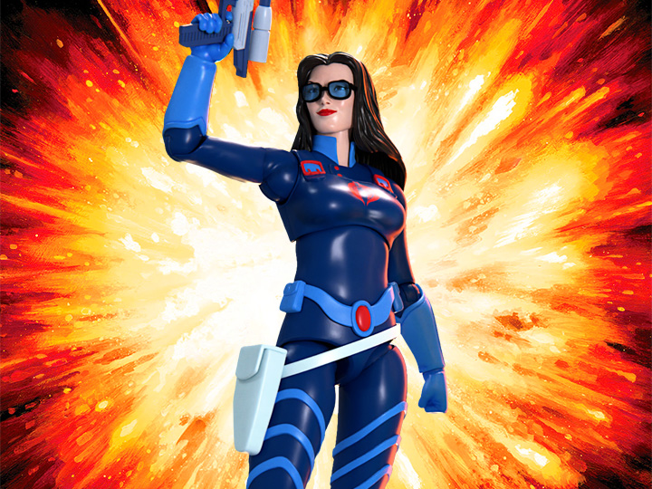 G.I. Joe ULTIMATES! Baroness (DIC Dark Blue) Action Figure Gallery Image 1