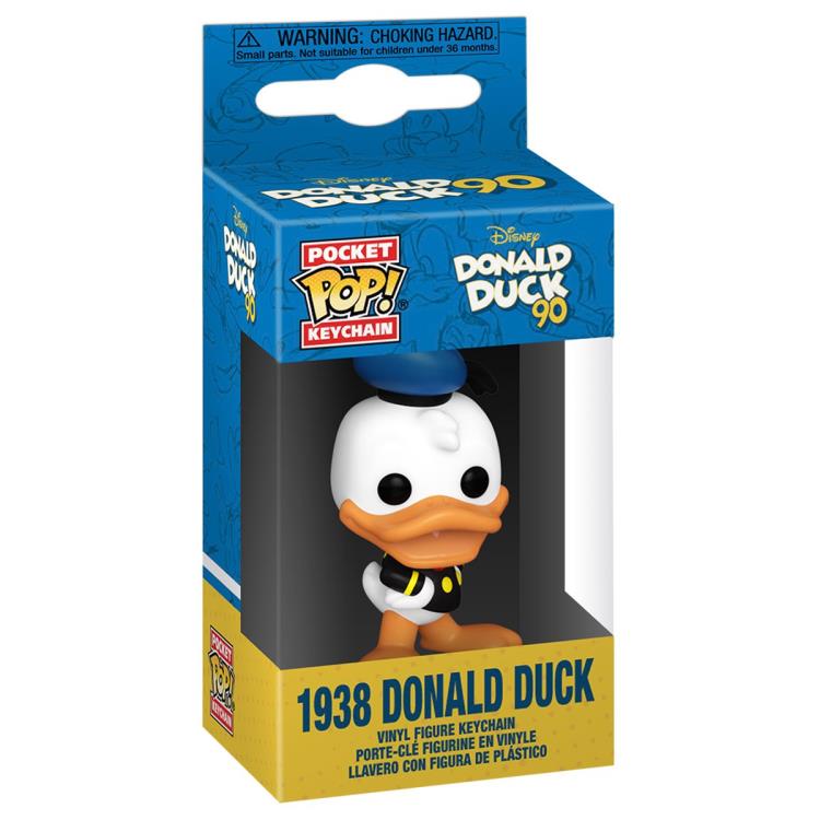 Pocket Pop! Keychain: Donald Duck 90th Anniversary - 1938 Donald Duck Gallery Image 4