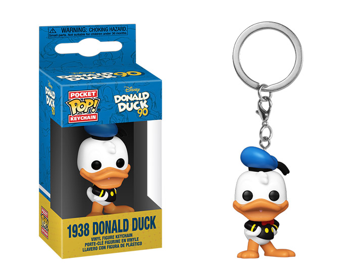 Pocket Pop! Keychain: Donald Duck 90th Anniversary - 1938 Donald Duck Gallery Image 1