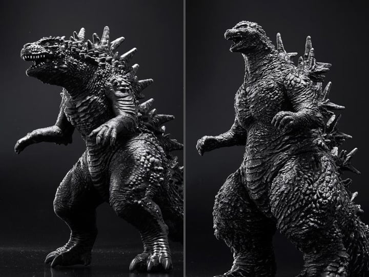 Godzilla Minus One Movie Monster Series Godzilla (Odo Island Form) & Legendary Godzilla (Minus Color Ver.) Exclusive Figure Two-Pack Gallery Image 1