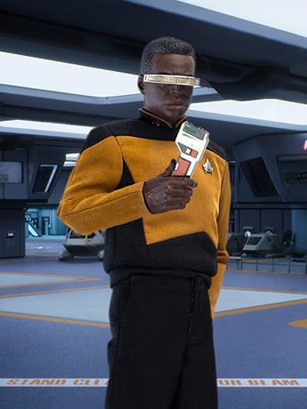 Star Trek: The Next Generation Geordi La Forge (Standard Ver.) 1/6 Scale Figure Gallery Image 2