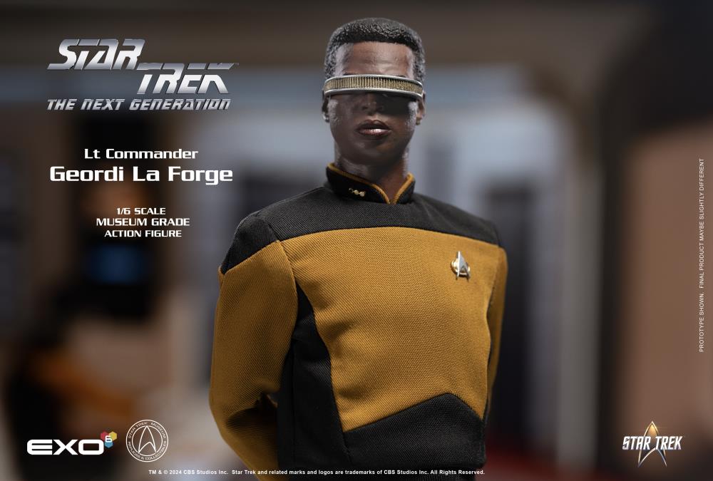 Star Trek: The Next Generation Geordi La Forge (Standard Ver.) 1/6 Scale Figure Gallery Image 9