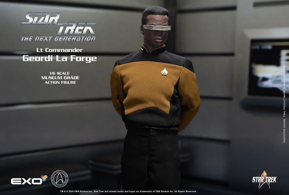 Star Trek: The Next Generation Geordi La Forge (Standard Ver.) 1/6 Scale Figure Gallery Image 6