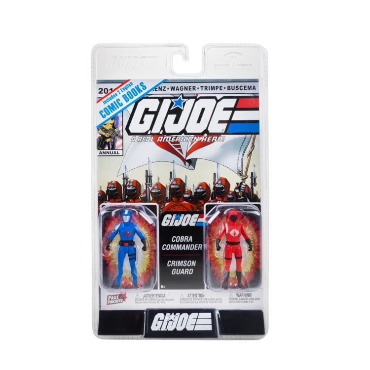 G.I. Joe Page Punchers Cobra Commander and Crimson Guard 3" Figure Two-Pack with Comic Gallery Image 8