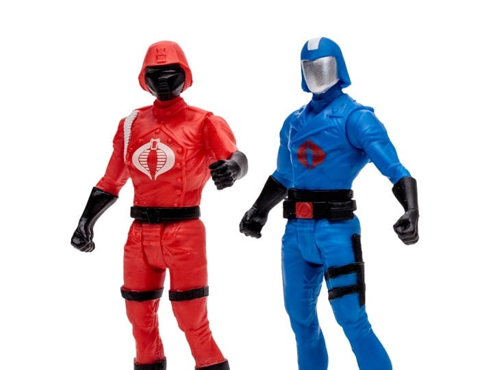 G.I. Joe Page Punchers Cobra Commander and Crimson Guard 3" Figure Two-Pack with Comic Gallery Image 1