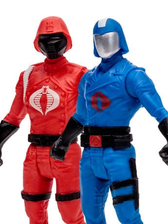G.I. Joe Page Punchers Cobra Commander and Crimson Guard 3" Figure Two-Pack with Comic Gallery Image 2