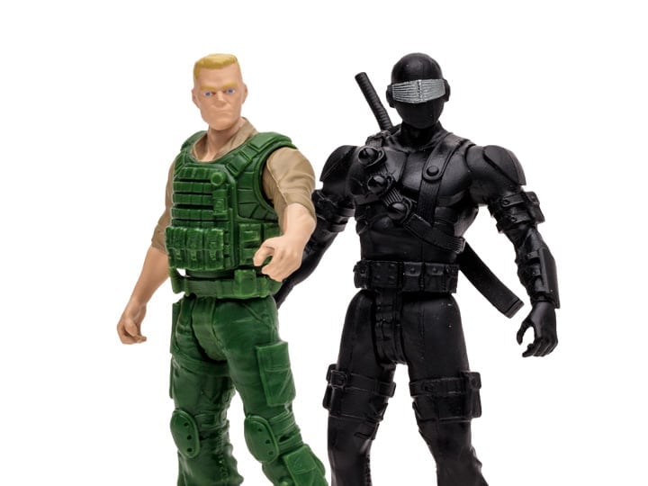 G.I. Joe Page Punchers Duke and Snake Eyes 3" Figure Two-Pack with Comic Gallery Image 1