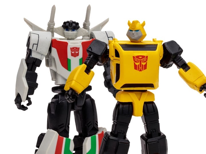 Transformers Page Punchers Bumblebee and Wheejack 3" Figure Two-Pack with Comic Gallery Image 1