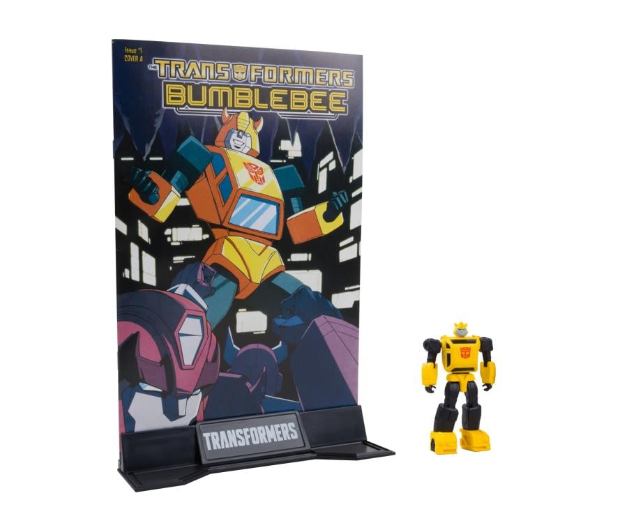 Transformers Page Punchers Bumblebee and Wheejack 3" Figure Two-Pack with Comic Gallery Image 3