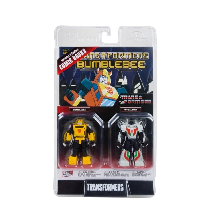 Transformers Page Punchers Bumblebee and Wheejack 3" Figure Two-Pack with Comic Gallery Image 8