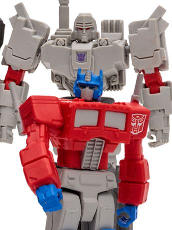 Transformers Page Punchers Optimus Prime and Megatron 3" Figure Two-Pack with Comic Gallery Image 2