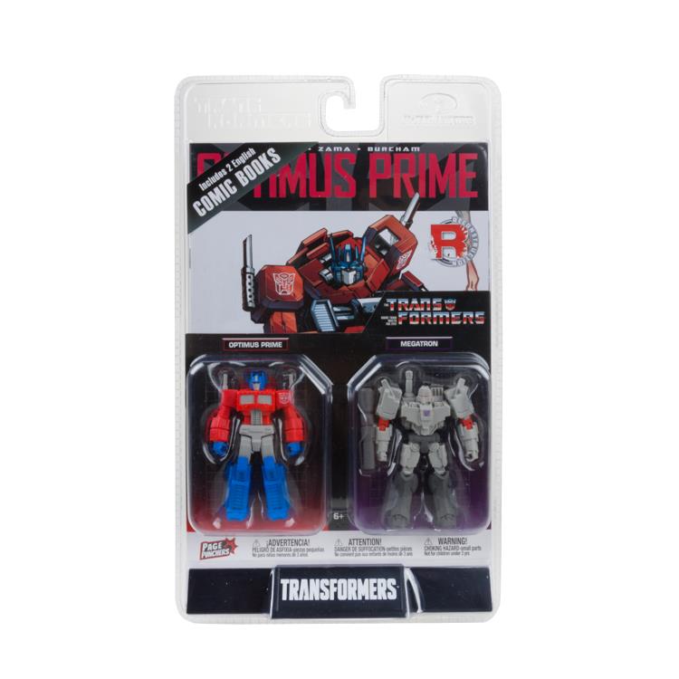 Transformers Page Punchers Optimus Prime and Megatron 3" Figure Two-Pack with Comic Gallery Image 8