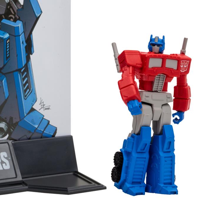 Transformers Page Punchers Optimus Prime and Megatron 3" Figure Two-Pack with Comic Gallery Image 5