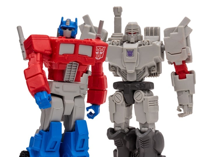 Transformers Page Punchers Optimus Prime and Megatron 3" Figure Two-Pack with Comic Gallery Image 1