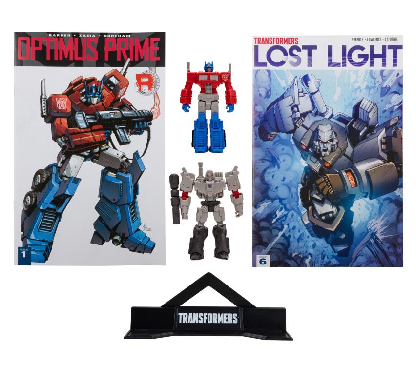 Transformers Page Punchers Optimus Prime and Megatron 3" Figure Two-Pack with Comic Gallery Image 7