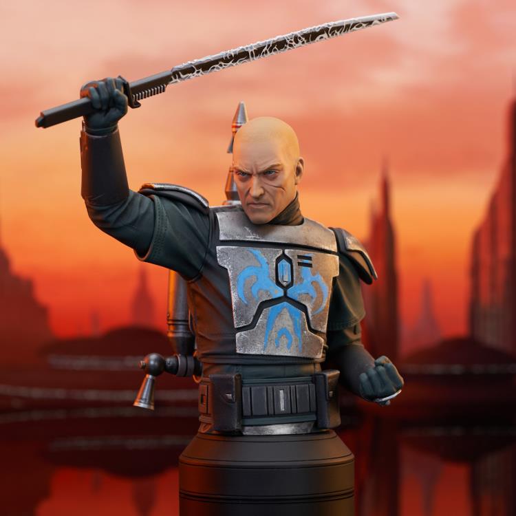 Star Wars: The Clone Wars Pre Vizsla 1/6 Scale Limited Edition Bust Gallery Image 4