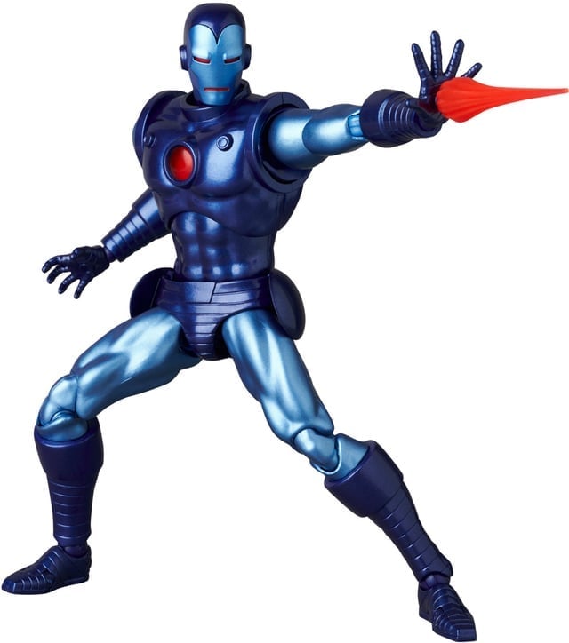 MAFEX Blue Stealth Iron man | Iron Man Stealth Armor Figure
