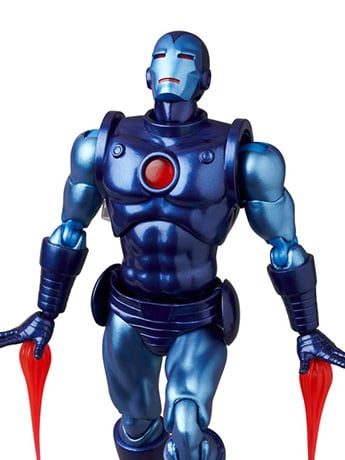 MAFEX Blue Stealth Iron man | Iron Man Stealth Armor Figure