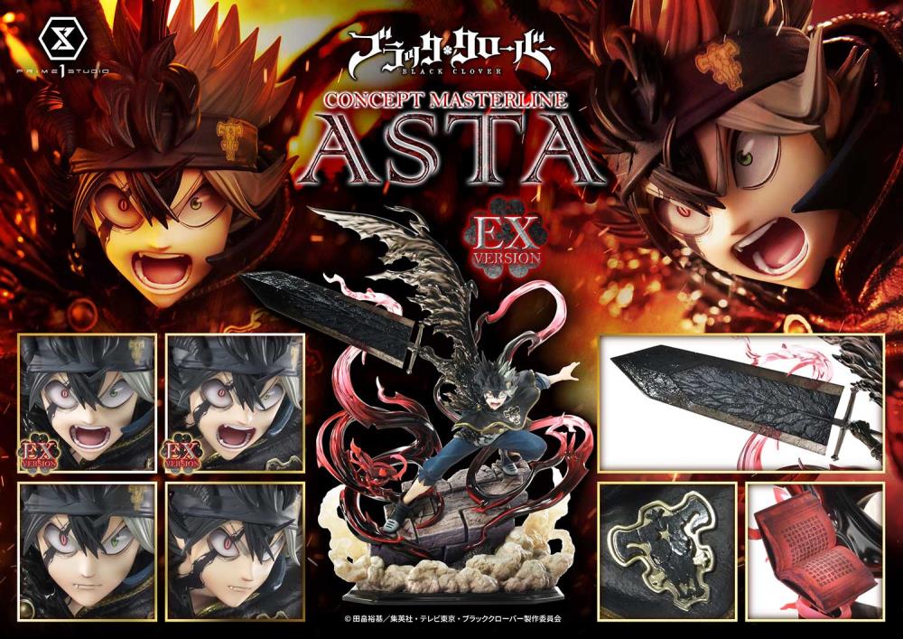 Black Clover Concept Masterline Asta (Exclusive Ver.) 1/6 Scale Statue (With Bonus) Gallery Image 81