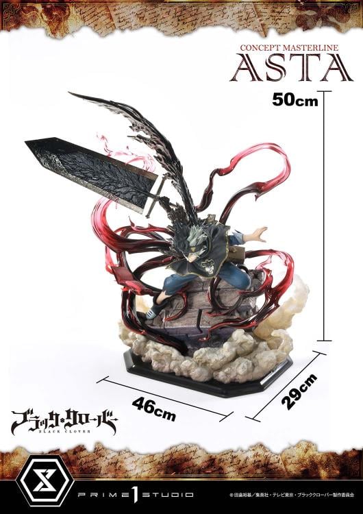 Black Clover Concept Masterline Asta (Exclusive Ver.) 1/6 Scale Statue (With Bonus) Gallery Image 40