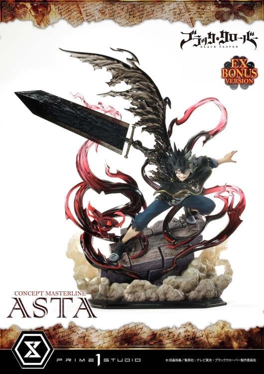 Black Clover Concept Masterline Asta (Exclusive Ver.) 1/6 Scale Statue (With Bonus) Gallery Image 3