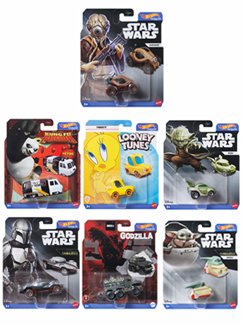 Hot Wheels Blockbuster Character Cars (2024 Best of Mix 2 Ver.) Case of 8 Vehicles Gallery Image 2