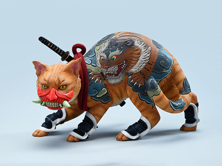 Japanese Relief Tattoo Cat (A1) 1/4 Scale Figure Gallery Image 1