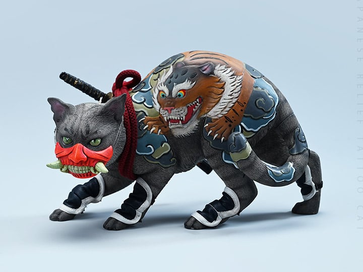 Japanese Relief Tattoo Cat (A2) 1/4 Scale Figure Gallery Image 1