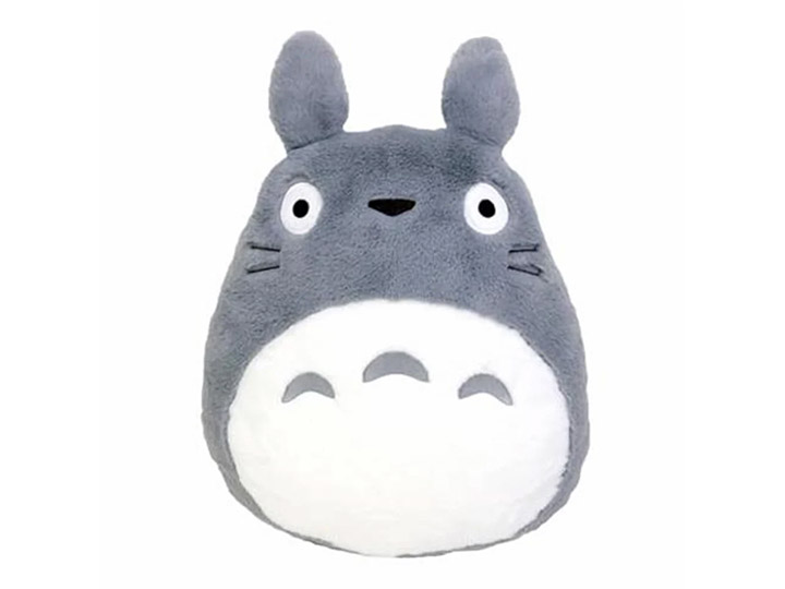 My Neighbor Totoro Nakayoshi Gray Big Totoro Flat Plush Gallery Image 1